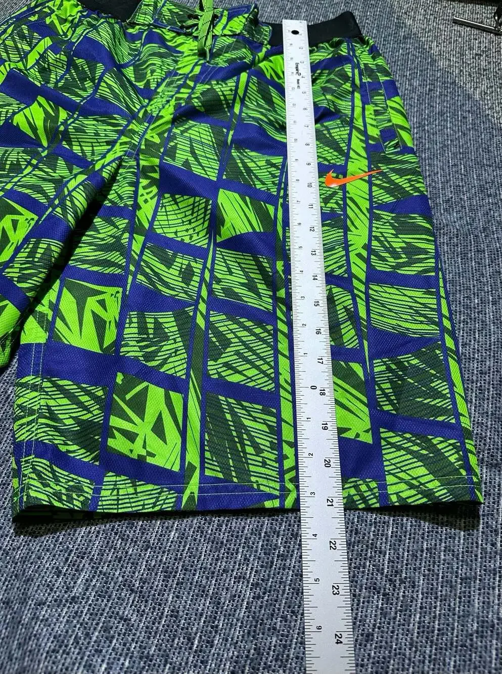 Nike Men's Tropical Geometric Print Mesh-Lined Swim Board Shorts